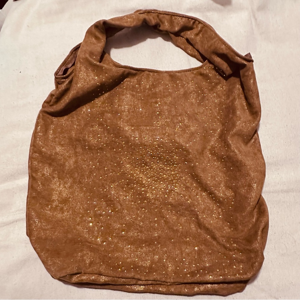 Vintage | Bag | Faux Suede Metallic Studs